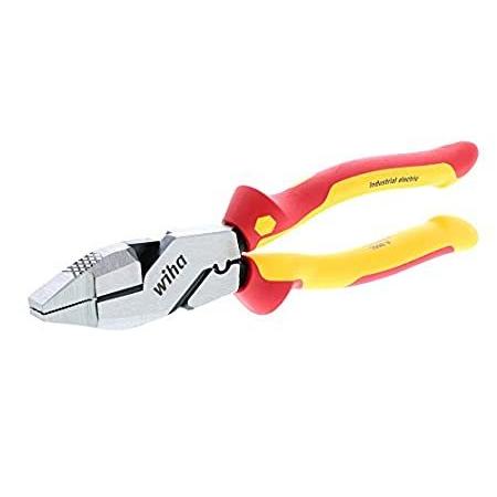 Wiha 32948 | Insulated NE Style Lineman’s Pliers with Crimpers 9.5-inch＿並行輸入品
