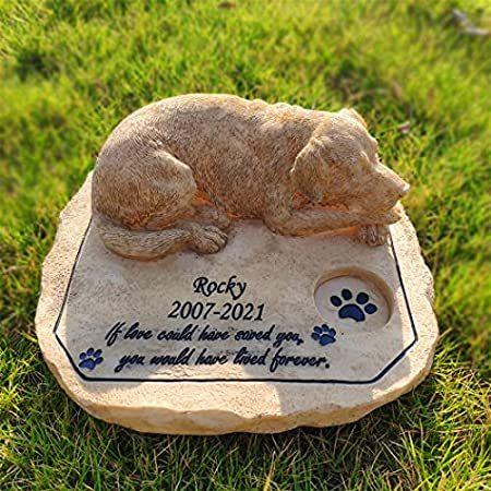 Personalized Pet Memorial Stones Dog Memorial Stones, Sympathy Pet Memorial＿並行輸入品