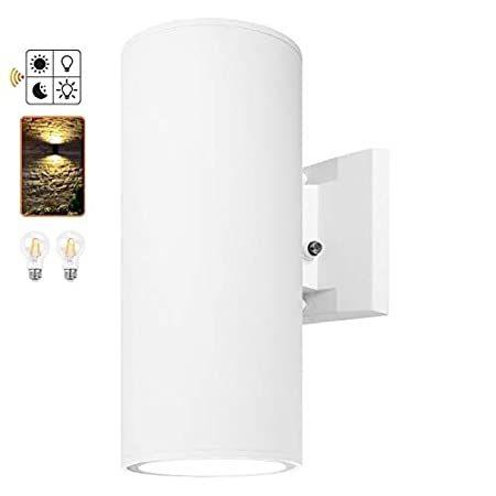 Outdoor Wall Sconce, ZUUKOLE Exterior Lighting with Dusk to Dawn Sensor 2＿並行輸入品