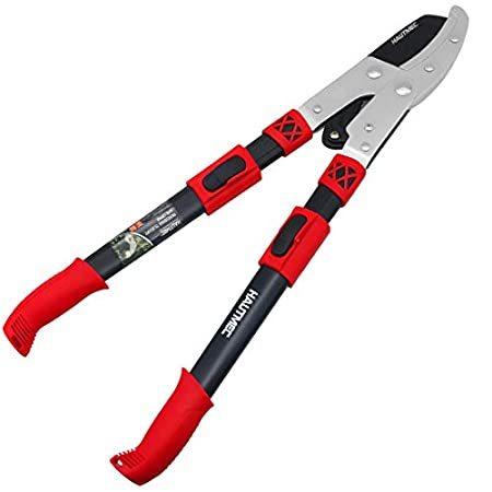 HAUTMEC Extendable 27-37'' Telescopic Anvil Lopper with Compound Action, La＿並行輸入品