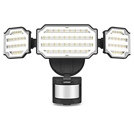 LEPOWER 45W LED Security Lights Motion Sensor Light Outdoor， 4500LM Motion ＿並行輸入品
