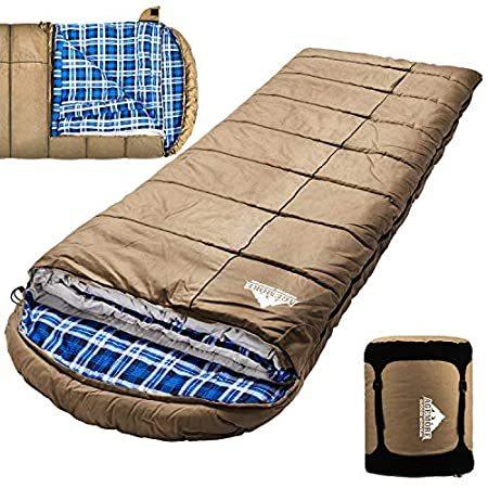 0 Degree Canvas Sleeping Bag for Fishing, Hunting, Traveling and Camping Pa＿並行輸入品