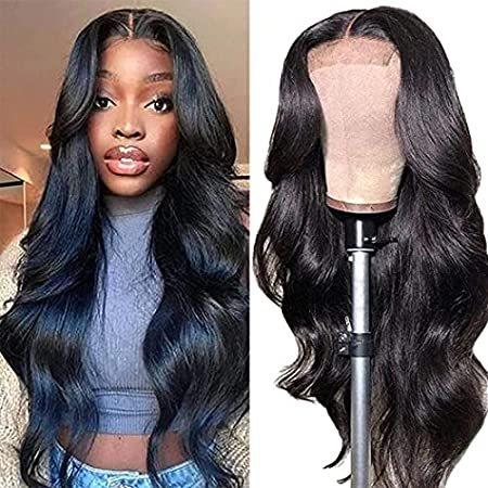 28　Inch　Long　Lace　180%　Wigs　Human　Density　Wi＿並行輸入品　Front　Brazilian　Body　Wave　Hair