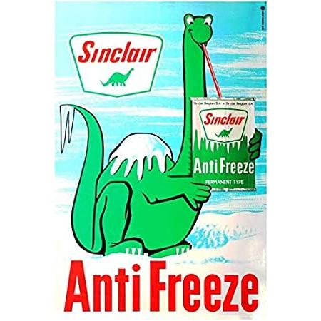 Historic Pictoric Sinclair Antifreeze Dinosaur Marci Brussels - Vintage Pos＿並行輸入品