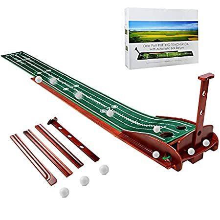 ICECORAL Indoor Golf Putting Green Mats with Auto Ball Return System, Cryst＿並行輸入品 AirBreak \u2013 PuttOUT Golf