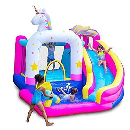 Giant Bounce House Water Slide | 12 FT x 10.5 FT x 6.6 FT | Inflatable Wate＿並行輸入品