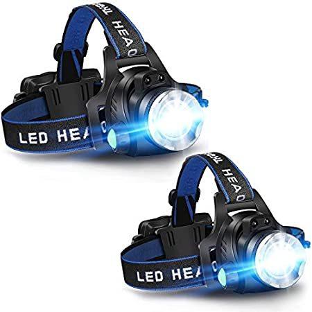 【高価値】 Lamp, Head Led Rechargeable USB Flashlight, Headlamp PCS 2 IPX4 ＿並行輸入品 Waterproof ヘッドライト、ヘッドランプ