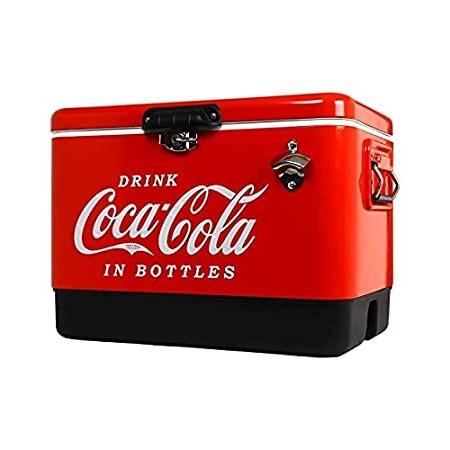 Coca-Cola Exclusive Ice Chest Beverage Cooler with Bottle Opener