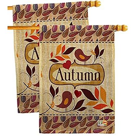 Breeze　Decor　Birds　Pack　Autumn　House　Flag　Fall　pcs　Harvest　Scarecrow　Pu＿並行輸入品