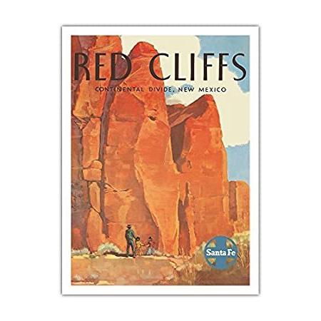 Pacifica Island Art Red Cliffs, Navajo Land - Continental Divide, New Mexic＿並行輸入品