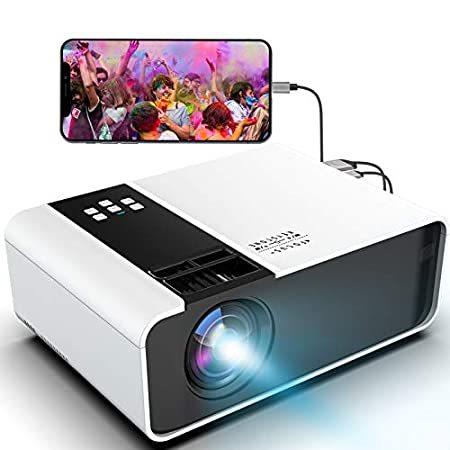 【楽天最安値に挑戦】 Projector Movie Mini 1080P Pro＿並行輸入品 Video HD Portable Outdoor Jimwey - Supported プロジェクター