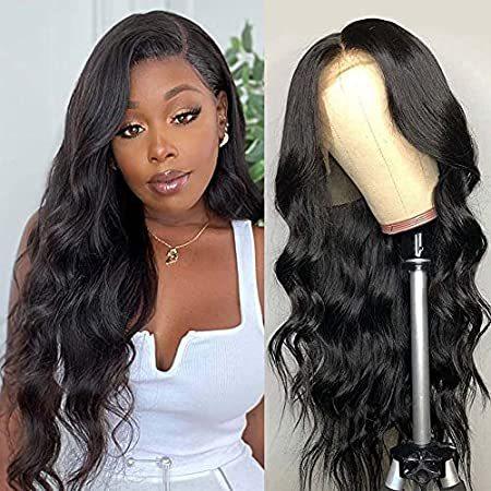Body　Wave　Lace　Closure　Front　Human　Hair,　Wigs　Hair　for＿並行輸入品　Human　13x4　Lace　Wigs