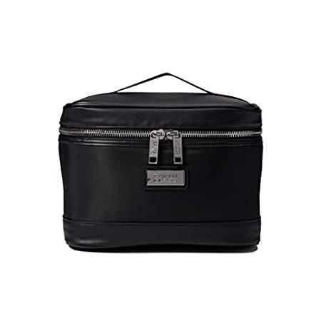 Roberto Cavalli パーフェクトコスメバッグ ブラック シルバー ワンサイズ, ブラック シルバー, One Size, 完璧な化粧品バッ＿並行輸入品