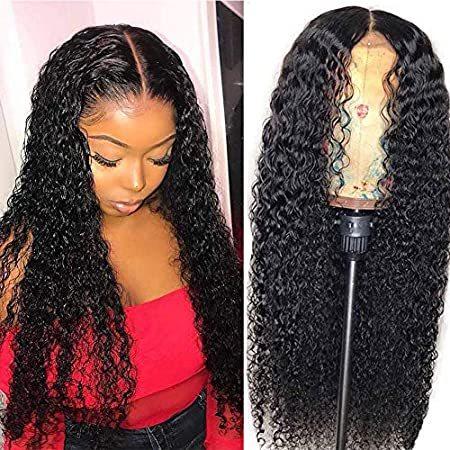 代引き人気  Inch 30 Hair Human Wigs Closure Lace HD 5x5 Kinky Wigs,PRI＿並行輸入品 Front Lace Curly LEDガーデンライト
