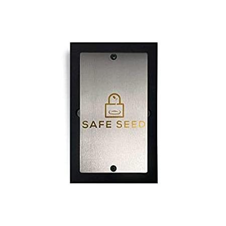 Safe Seed Crypto 回復パスフレーズ メタルブック チタンエディション スタンプキット、ベンチブロック、カスタムケース 安全 12-25＿並行輸入品