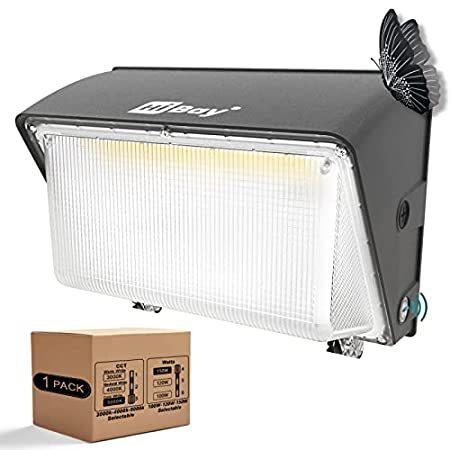 HiBay LED ウォールパック ライト 夕暮れから夜明けまでのフォトセル、3ワット(150W-120W-100W)と3色(3000K-4000K-＿並行輸入品