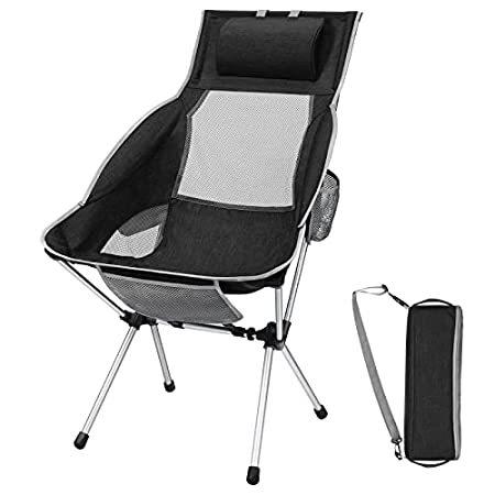 【オンライン限定商品】  Heavy Chairs Camping Folding Outdoor Duty: ＿並行輸入品 Chair Mesh Lightweight Portable アウトドアチェア