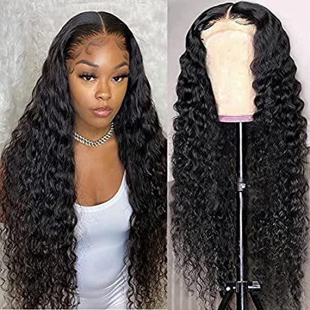 Grace Plus Deep Wave HD Lace Front Wigs Human Hair 13x4 Human Hair Wigs for＿並行輸入品