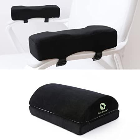 LargeLeaf Chair Extra Thick Ergonomic armrest Cushions   Adjustable Foot Re＿並行輸入品