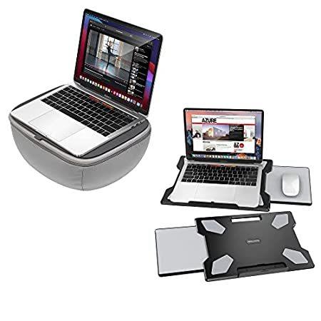 DeskLogics Ultra-Thick Lap Desk with Cushion   Portable Lap Desk with Mouse＿並行輸入品