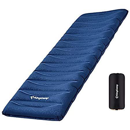 KingCamp Sleeping Pad for Camping Navy Camping Air Mattress Thick Lightweig＿並行輸入品