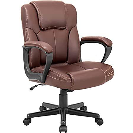 Shahoo Office Chair Swivel Task Seat with Ergonomic Mid-Back, Waist Support＿並行輸入品