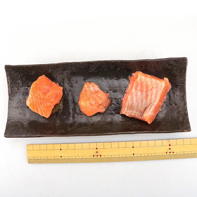 さけ 鮭 数量限定 訳あり お刺身 とろ サーモン 業務用 約1kg 大小色々 トラウトサーモン 鮭 食品 海鮮 ギフト クーポン 父の日｜morigen｜05