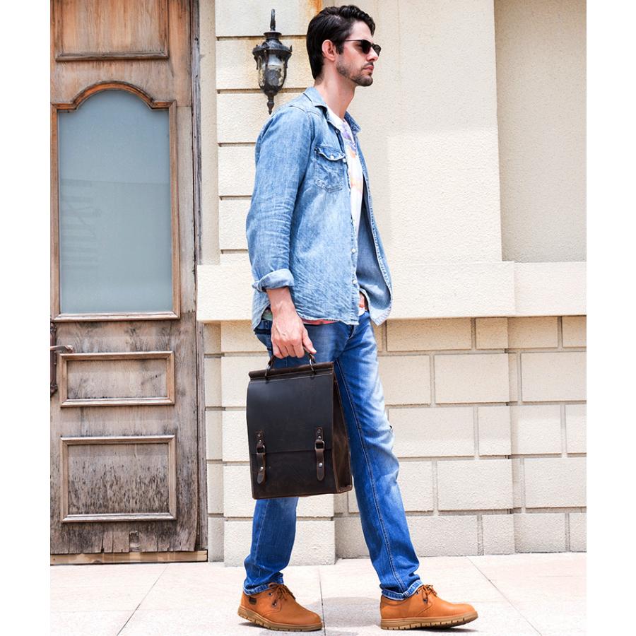 リュックサック メンズ リュック 本革ファション リュックサック レザー レディース バックパック レッド ガールズ 男女兼用 A4サイズ対応 手提げバッグ 軽量 |  | 09