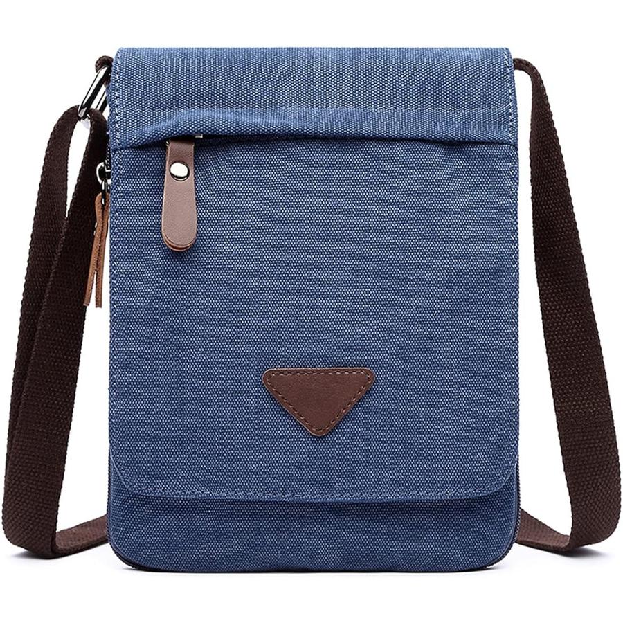 ショルダーバッグ メンズ 小さめ 帆布 おしゃれ レトロ 斜め掛けバッグ 男女兼用 人気 ワンショルダー 背面ポケット デイバッグ 旅行 カジュアル キャンバス | 