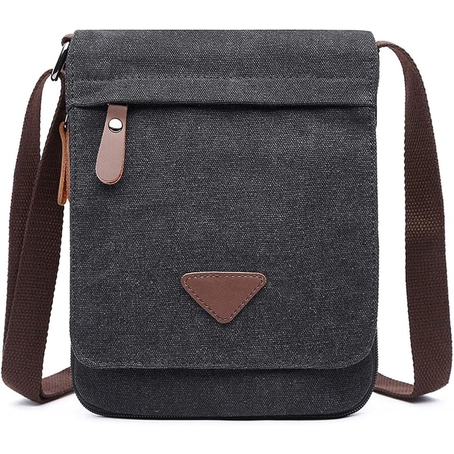 ショルダーバッグ メンズ 小さめ 帆布 おしゃれ レトロ 斜め掛けバッグ 男女兼用 人気 ワンショルダー 背面ポケット デイバッグ 旅行 カジュアル キャンバス |  | 10