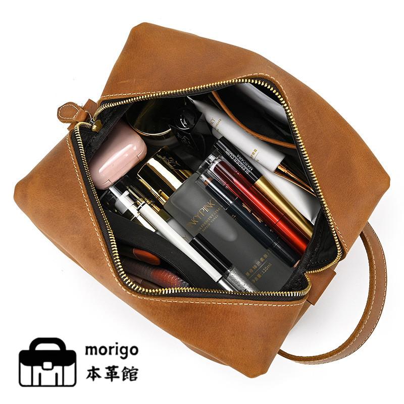 本革ポーチ メンズ レディース 高品質 レザー 大容量 ヴィンテージ風 おしゃれ 多機能 収納ケース 化粧ポーチ トラベルポーチ 小物整理 ビジネス |  | 08