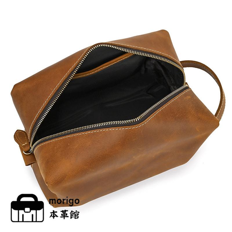 本革ポーチ メンズ レディース 高品質 レザー 大容量 ヴィンテージ風 おしゃれ 多機能 収納ケース 化粧ポーチ トラベルポーチ 小物整理 ビジネス |  | 06