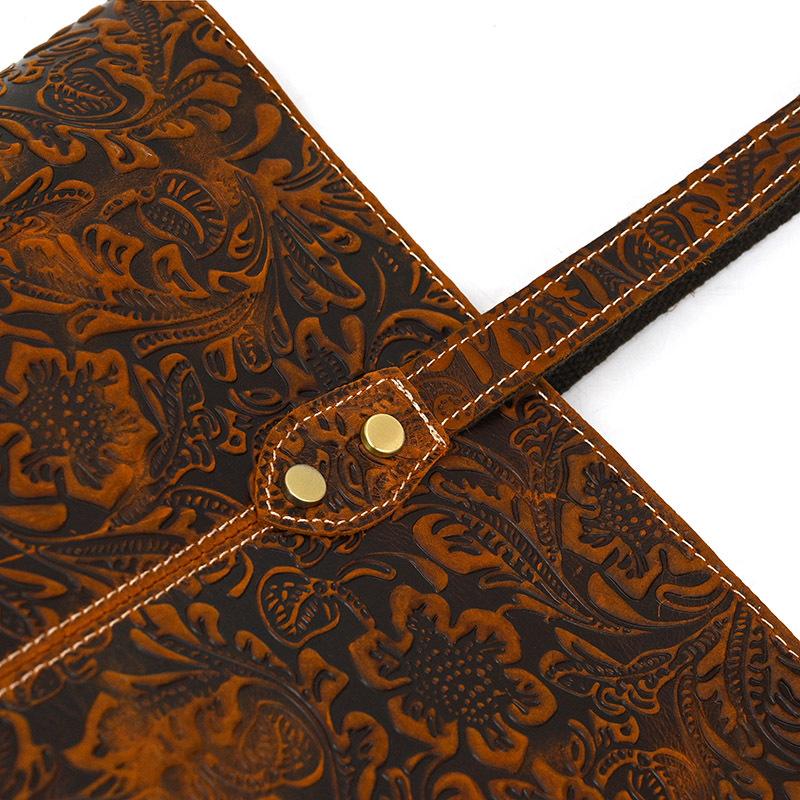 トートバッグ 本革 高品質エンボス加工レザー 大容量 ショルダーバッグ 通勤 通学 おしゃれ ヴィンテージ レディース メンズ ギフトに最適 |  | 17