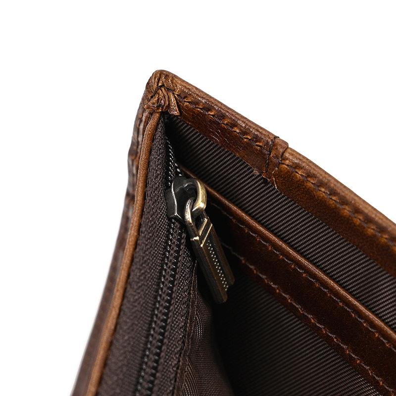 本革財布 メンズ レディース 高品質 二つ折り コンパクト 大容量 カード収納 12cm×10cm×2cm ヴィンテージ風 プレゼントに最適 |  | 19