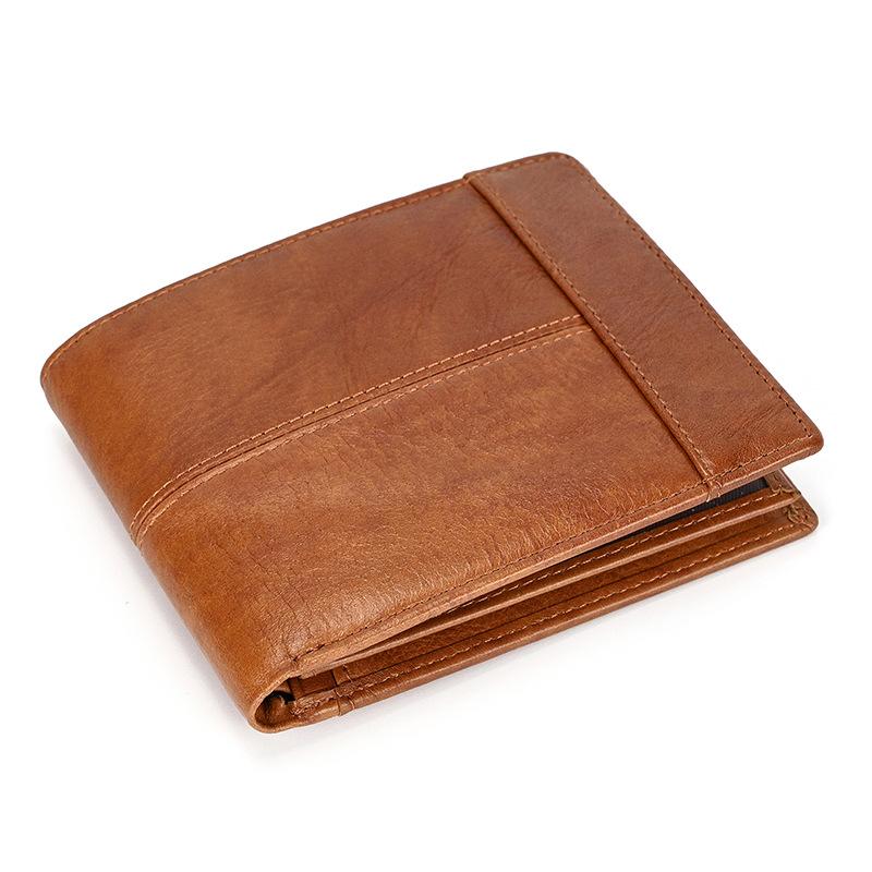 本革財布 メンズ レディース 高品質 二つ折り コンパクト 大容量 カード収納 12cm×10cm×2cm ヴィンテージ風 プレゼントに最適 |  | 08