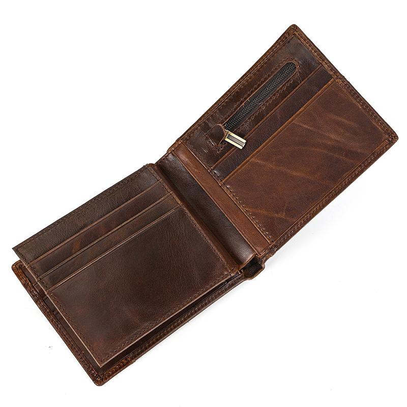 本革財布 メンズ レディース 高品質 二つ折り コンパクト 大容量 カード収納 12cm×10cm×2cm ヴィンテージ風 プレゼントに最適 |  | 09