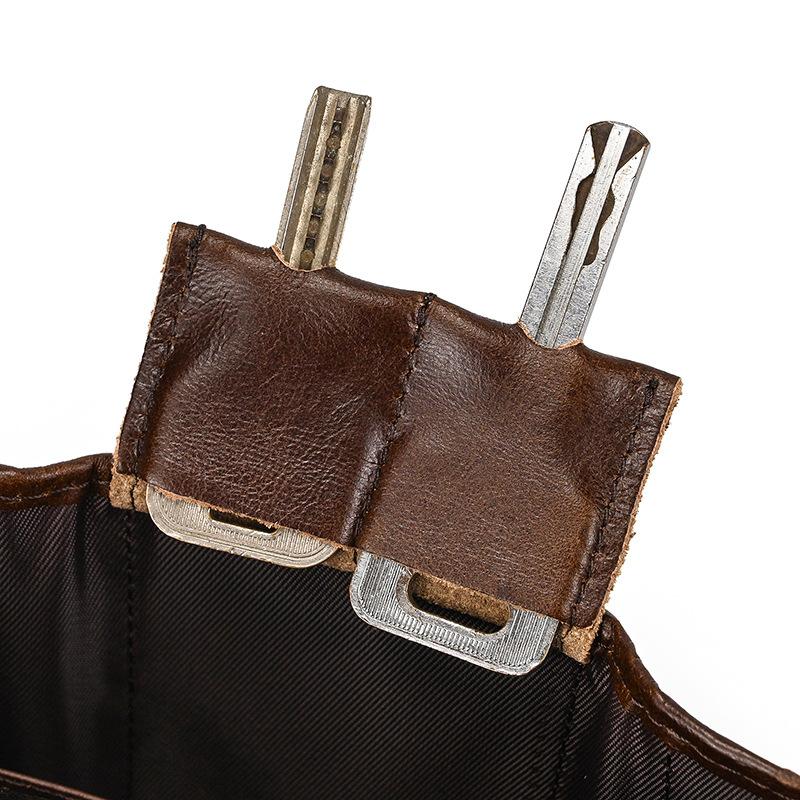 本革財布 メンズ レディース 高品質 チェーン付き三つ折り 大容量 カード収納 14cm×10cm×2cm ヴィンテージ風 カジュアル ブラウン ブラック ギフトに最適 |  | 16