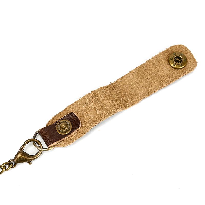 本革財布 メンズ レディース 高品質 チェーン付き三つ折り 大容量 カード収納 14cm×10cm×2cm ヴィンテージ風 カジュアル ブラウン ブラック ギフトに最適 |  | 17