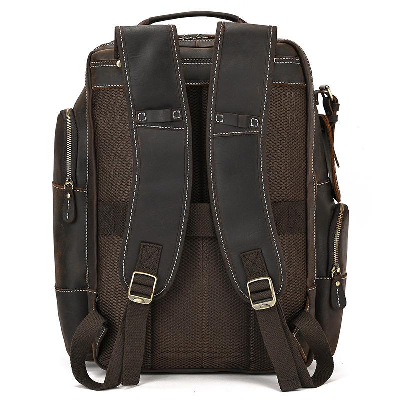 高品質本革バックパック 多機能 大容量 メンズ レディース ビジネス リュック 旅行 通勤通学 ヴィンテージ風 耐久性抜群 おしゃれ ブラウン |  | 15