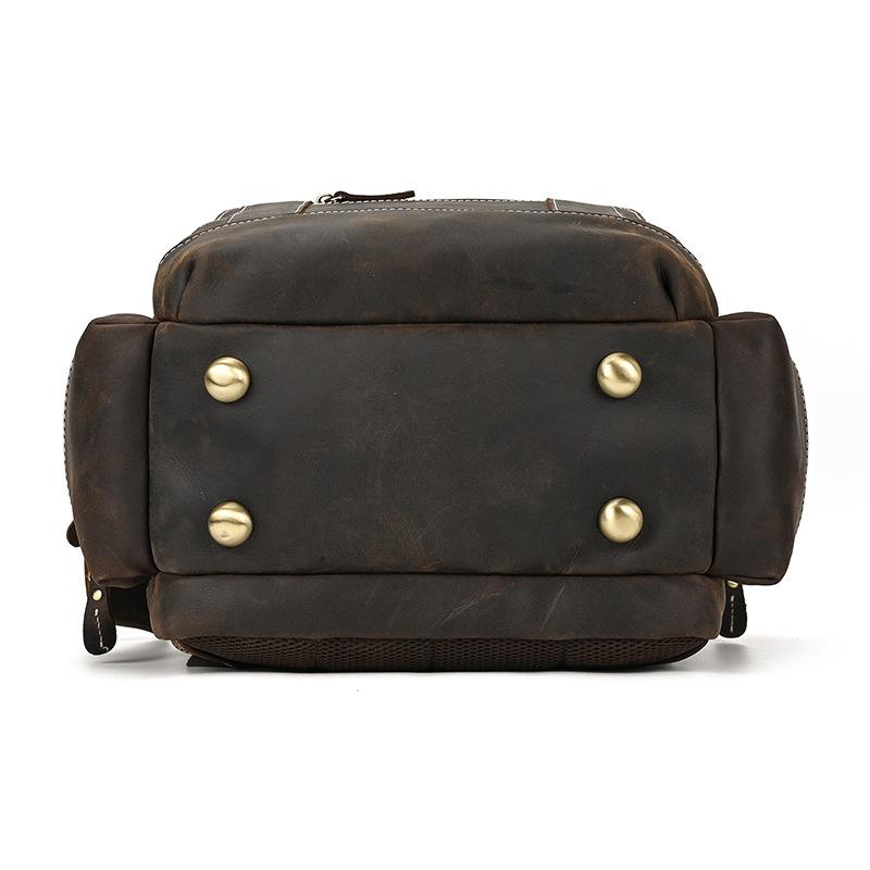 高品質本革バックパック 多機能 大容量 メンズ レディース ビジネス リュック 旅行 通勤通学 ヴィンテージ風 耐久性抜群 おしゃれ ブラウン |  | 16