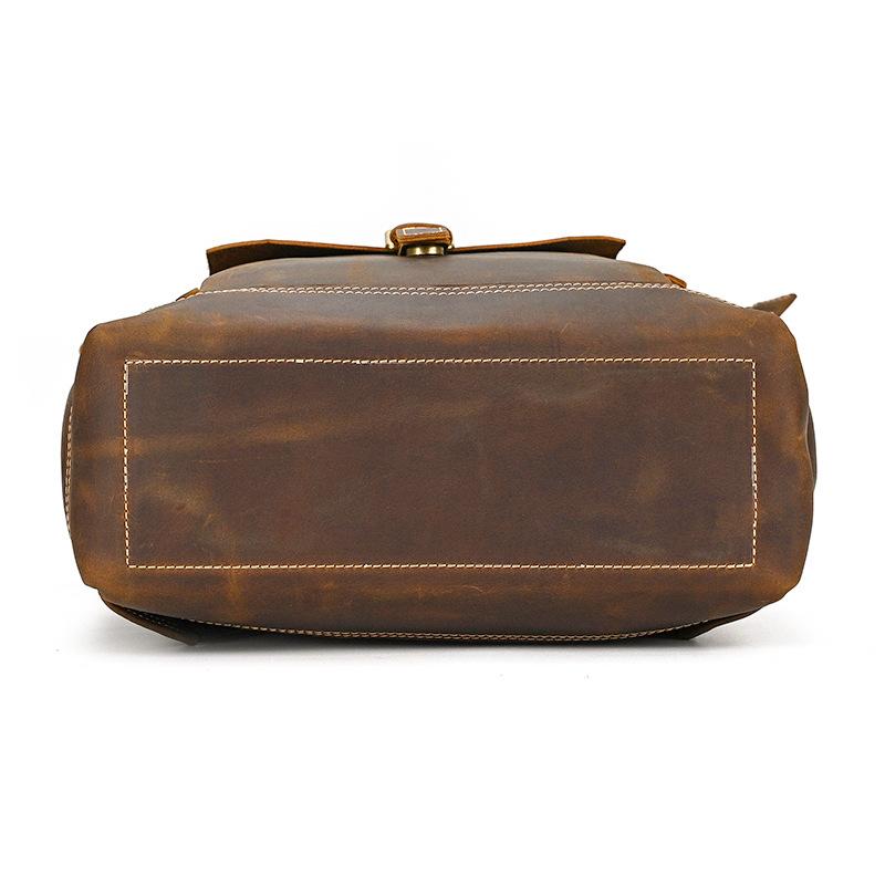 本革 リュックサック ロールトップバックパック 大容量 メンズ レディース 多機能 耐久性抜群 旅行 ビジネス アウトドア用 ヴィンテージ |  | 07