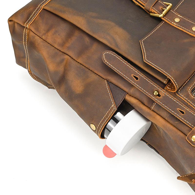 本革 リュックサック ロールトップバックパック 大容量 メンズ レディース 多機能 耐久性抜群 旅行 ビジネス アウトドア用 ヴィンテージ |  | 15