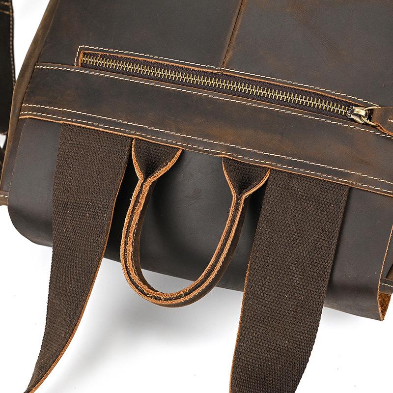 本革 リュックサック ヴィンテージレザーリュックサック 大容量 バックパック メンズ レディース ユニセックス 通勤通学 旅行用 |  | 11