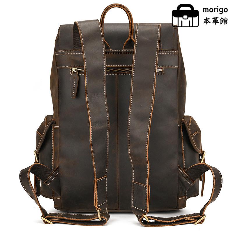 本革 リュックサック ヴィンテージレザーリュックサック 大容量 バックパック メンズ レディース ユニセックス 通勤通学 旅行用 |  | 01