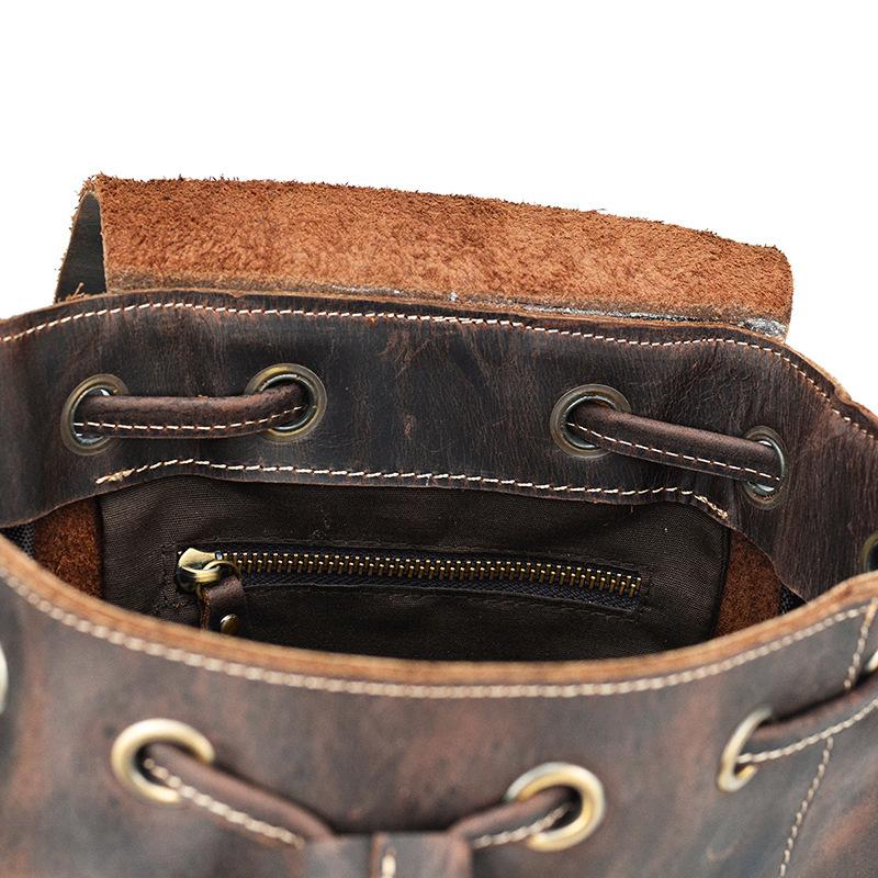 本革レザー製 アンティーク風 バックパック ビンテージ 大容量 防水 メンズ レディース ユニセックス 旅行通学用 |  | 08