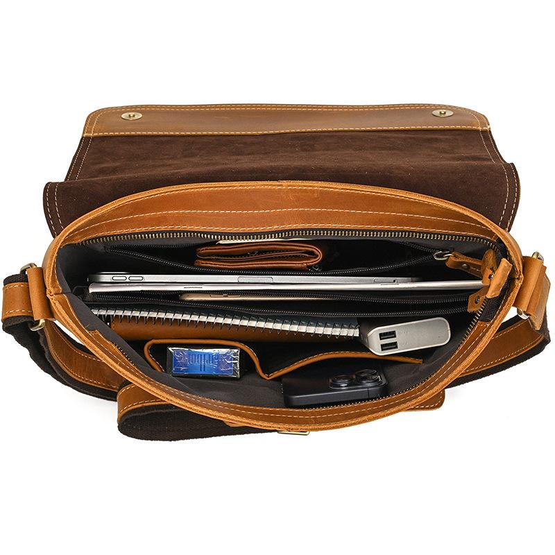 本革ショルダーバッグ メンズ A4対応 メッセンジャーバッグ 斜めがけ レザー ビジネスバッグ 収納多い 通勤 通学 おしゃれ 高級感 |  | 07