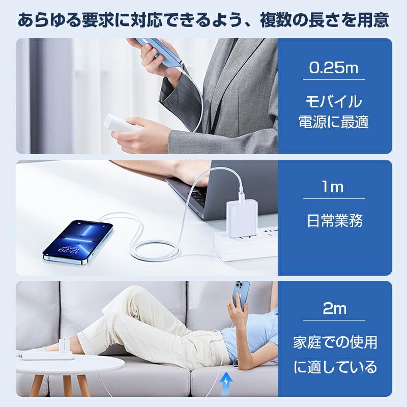 iphone Lightningケーブル 高品質 iPhone/iPad iphone充電ケーブル アイフォン iphone充電 アップル ライトニング モバイルバッテリー 1M |  | 09