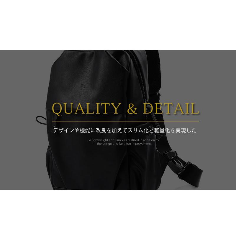 ボディバッグ レザー メンズ 斜めがけ 縦型 ワンショルダーバッグ クッション付き ウエストバッグ iPad収納 メッセンジャーバッグ 自転車鞄かばん 運動バッグ |  | 04