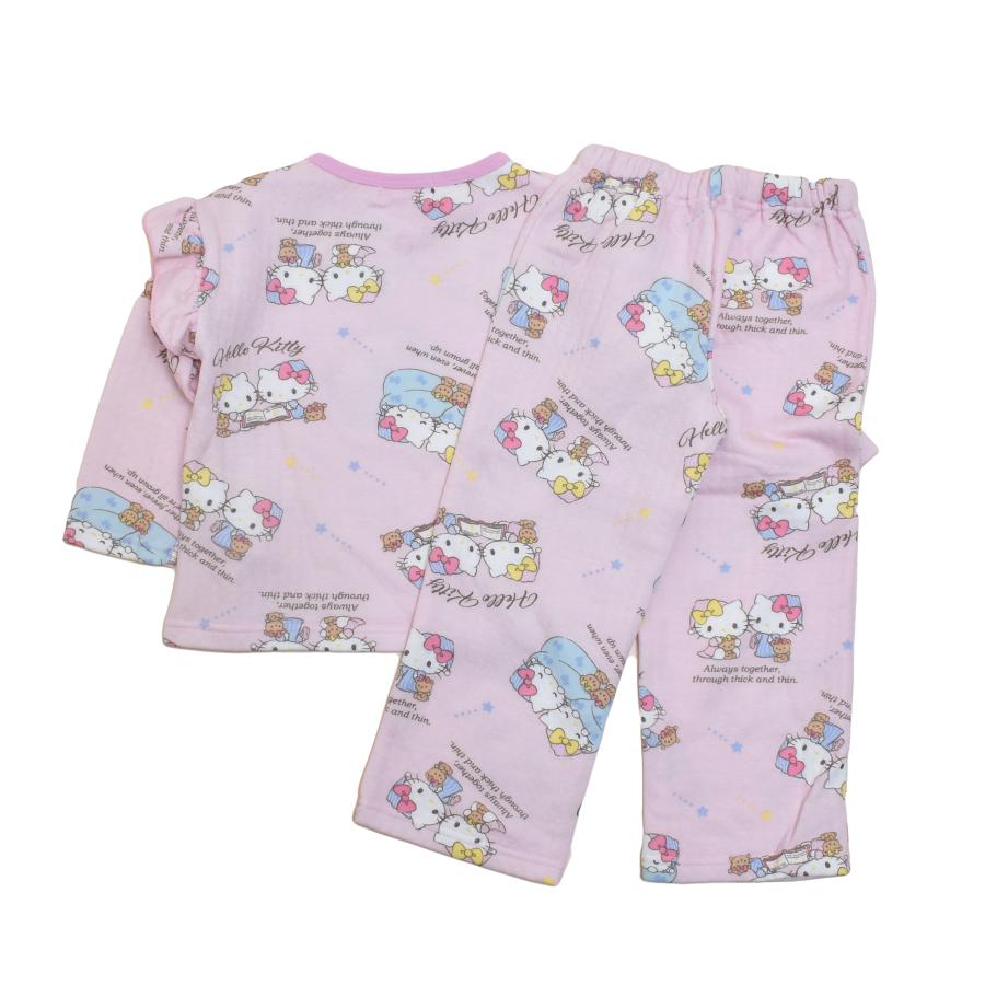 サンリオ ハローキティ キルトニット生地 長袖パジャマ (433KT1031