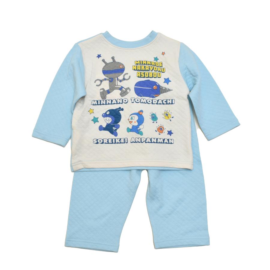 BANDAI（バンダイ） アンパンマン パジャマ ニットキルト サックス